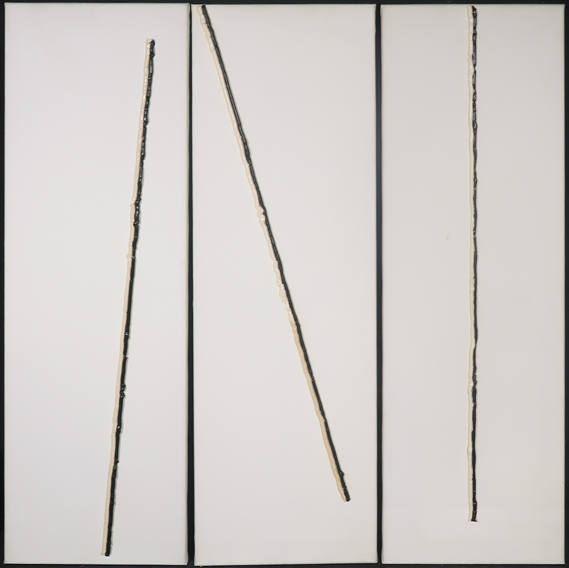 Wim Smits - Drieluik, Olieverf op doek, drie losse panelen kopen? Bied vanaf 1!