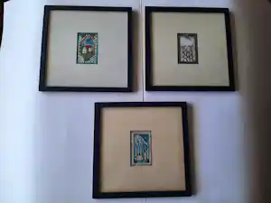 Pim Leefsma - 3x Gouache, zonder titel verkauft für € 460!