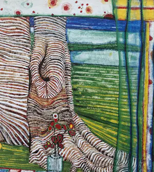 Friedensreich Hundertwasser - offsetprint met prägedruk | 'Island of Lost Desire 755A' | 1975 kopen? Bied vanaf 20!