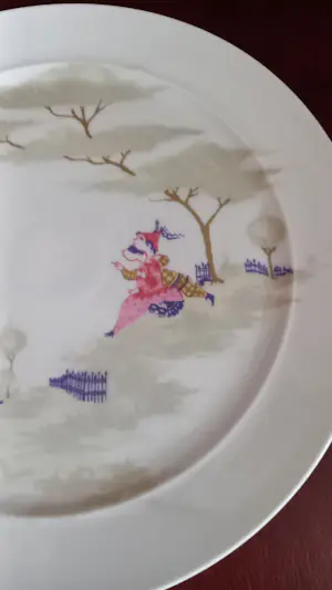 Rosenthal - Bjorn Wiinblad schotel 32cm. Porselein kopen? Bied vanaf 45!