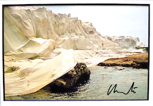 AcheterChristo - Project Wrapped Coast, Little Bay, Australia 1969 -artcard handgesigneerd? Enchérissez de 99!