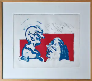 Lucebert - Litho: 'Lady Macbeth' (1973) - Ingelijst kaufen? Bieten Sie von 225!