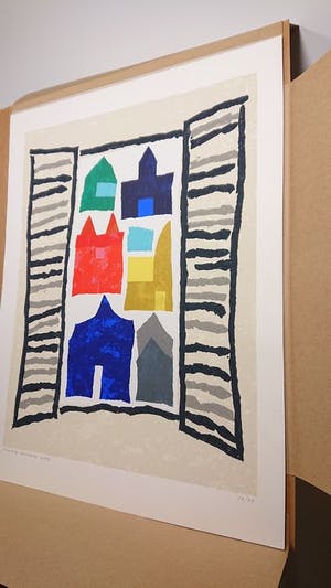 Harrie Gerritz - Fraai en kleurrijk werk van de hand van Harrie Gerritz. kopen? Bied vanaf 90!