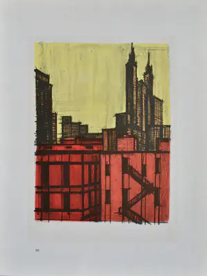 Bernard Buffet - New York, 10 LITHOGRAPHIES, 1967 par MOURLOT kaufen? Bieten Sie von 100!