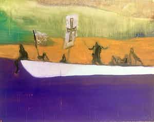 Peter Doig - Untitled (Canoe) verkocht voor € 1300!