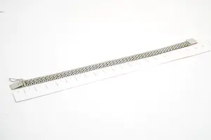 53-  Gematteerde 18 karaats wit-gouden schakel-armband - unisex model kopen? Bied vanaf 830!