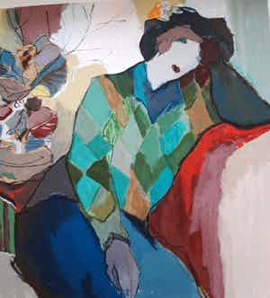 Itzchak Tarkay - Marianne verkocht voor € 720!