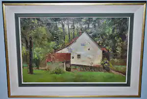 Willem Witjens - [toegeschreven] olieverfschilderij in een Heijdenrijk lijst verkocht voor € 90!