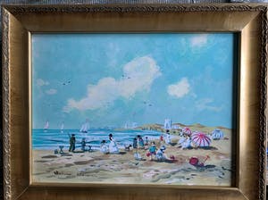 Henk Poeder - Strand gezicht kopen? Bied vanaf 139!