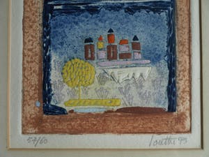 Louttre B. - ps. van Marc-Antoine Bissière (1926-2012) – Reliëfets , Zonder titel – ca 1970 kopen? Bied vanaf 50!