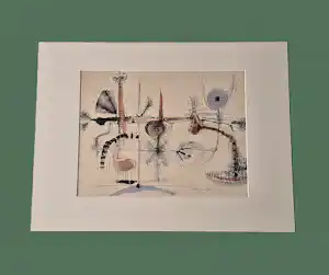 Hannes Postma - Originele, in 1958 geschilderde gem.techniek (o.a. ecoline) gesigneerd kaufen? Bieten Sie von 78!