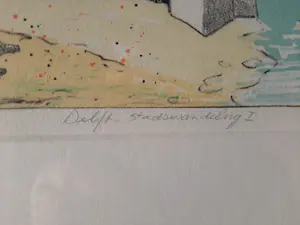 Gert Strengholt - Litho, titel, Stadswandeling I Delft kopen? Bied vanaf 40!
