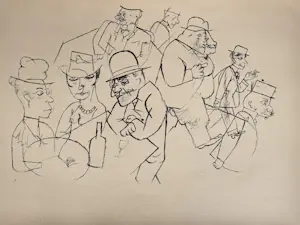 Georg Grosz - Seltene komplette Erstausgabe D von "Ecce Homo" 1922 Malik Vintage 84 Lithos kopen? Bied vanaf 2100!