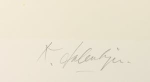 Kees Salentijn - Zeefdruk, Hommage aan Van Gogh I kopen? Bied vanaf 1!