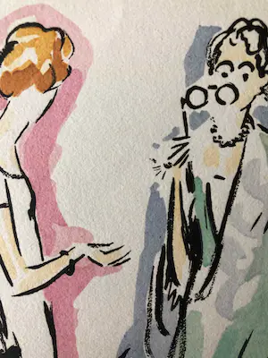 Kees van Dongen - Kees van Dongen - Het gesprek - 1925 kopen? Bied vanaf 125!