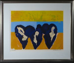 Jan Cremer - Zeefdruk, Tulpen II - Ingelijst (Groot) kopen? Bied vanaf 150!