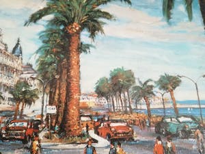 Niet of onleesbaar gesigneerd - Promenade des Anglais in Nice Azurenkust kopen? Bied vanaf 10!