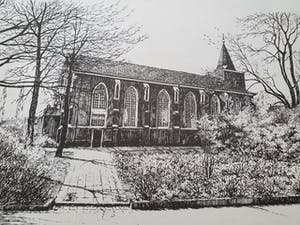 Joop Vestjens - Litho/Pentekening Rotterdam-Charlois kopen? Bied vanaf 44!