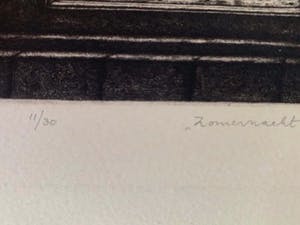 Hans Blanken - Zomernacht aan de Hooge Dijk. kopen? Bied vanaf 20!