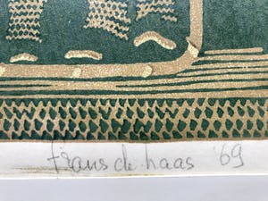 Frans de Haas - Oosters Lentekastje - Kleine oplage, Handgesigneerd -1969 kopen? Bied vanaf 60!
