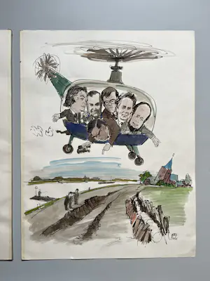 Otto Dicke - Spotprenten kopen? Bied vanaf 350!