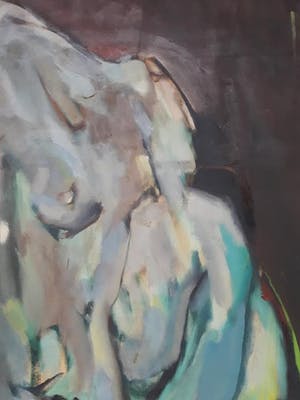 Corrie van Heyst - Naakte vrouwelijke torso. (104 x 94) kopen? Bied vanaf 150!