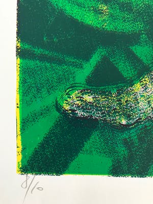 Wilfried Pas - Grote gesigneerde zeefdruk - 8/10 - Kleine oplage! - 1972 - Zelden aangeboden! kopen? Bied vanaf 65!