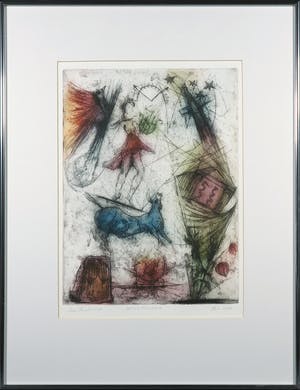 Sam Parabirsingh - Kleurenets, Architectila - Ingelijst kopen? Bied vanaf 1!