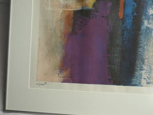 Yolanda Philippens - Litho , Abstract - gesigneerd & ingelijst – ca 1990 kopen? Bied vanaf 50!