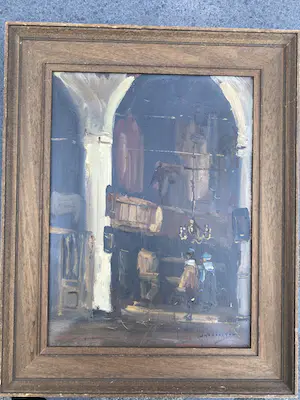 Jan Kelderman - Kerkinterieur strassbourg (frankrijk) kopen? Bied vanaf 19!