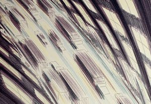 Jeroen Henneman - kleurenlitho - 'Verkeer in de stad' - 1988 (Kleine oplage) kopen? Bied vanaf 200!