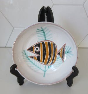 Veurse Werkplaatsen - Zeldzaam tinglazuren sierbord kopen? Bied vanaf 28!