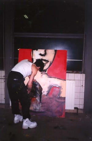 Herman Brood - Man met hond kopen? Bied vanaf 850!