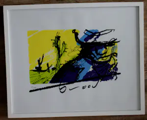 Herman Brood - Zeefdruk: Bono (mooie lijst!) kopen? Bied vanaf 399!