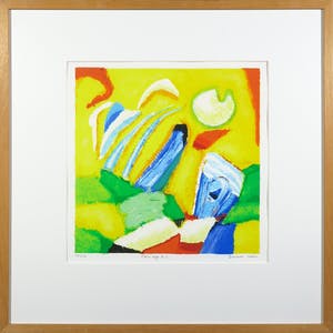 Saskia Bremer - Zeefdruk, New age b.2 - Ingelijst kopen? Bied vanaf 1!