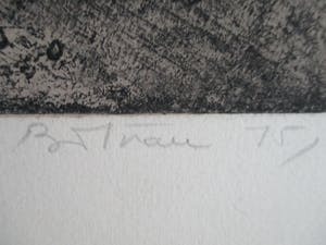 Albert Bitran - Ets "Noir Coupant" kopen? Bied vanaf 40!