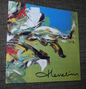 Henk Hesselius - abstracte gouache (Cobra) - 1972 - met kunstboek kopen? Bied vanaf 300!
