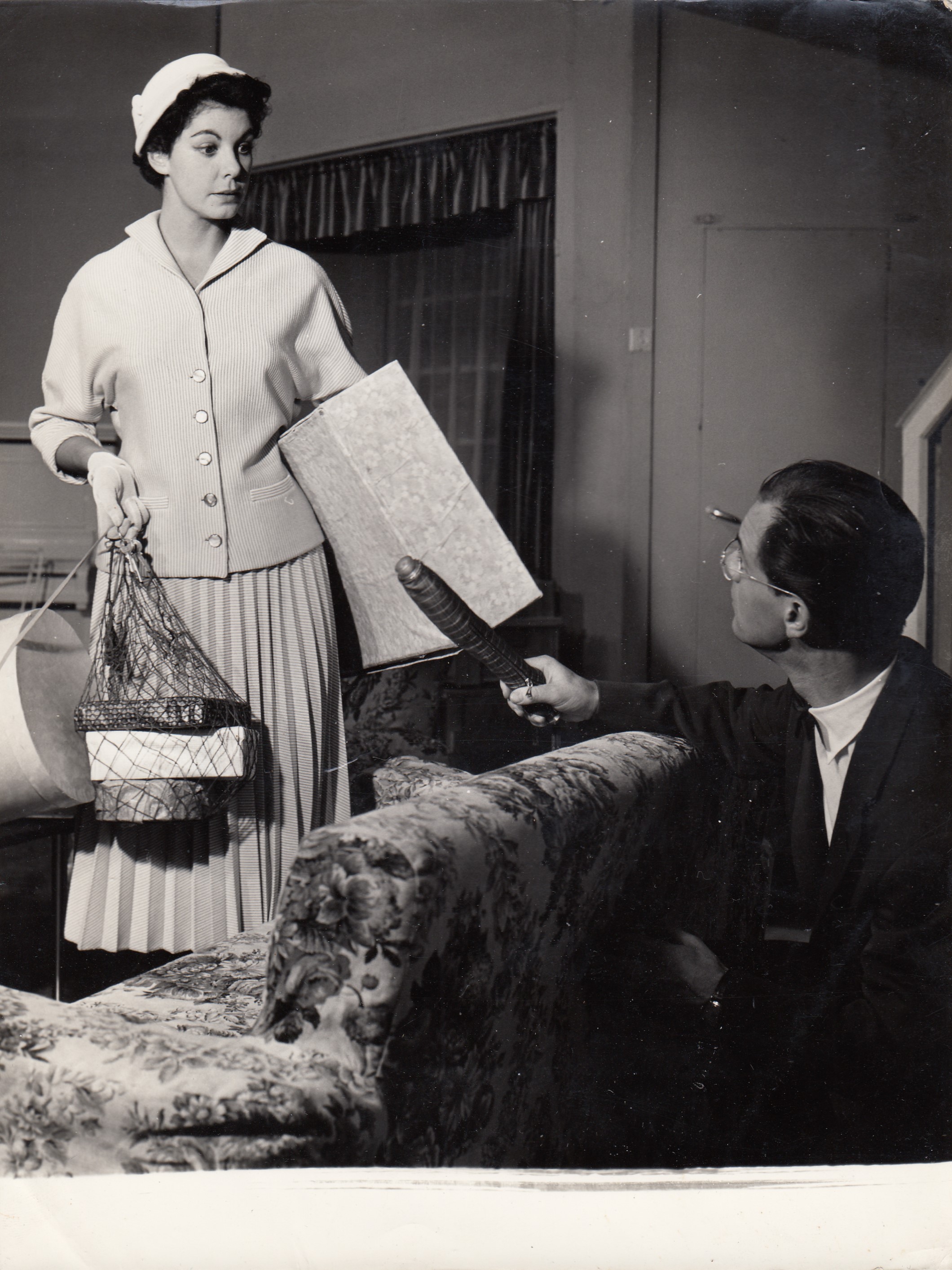 Frits Lemaire - Silvergelatine foto - Ton van Duinhoven & Ann Hasekamp Rotterdams Toneel 1955 kopen? Bied vanaf 1!