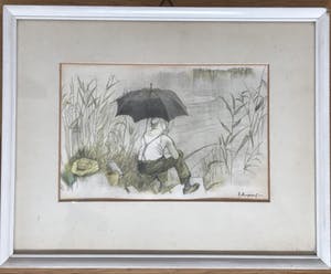 Sjoerd Kuperus - Visser aan waterkant kopen? Bied vanaf 100!