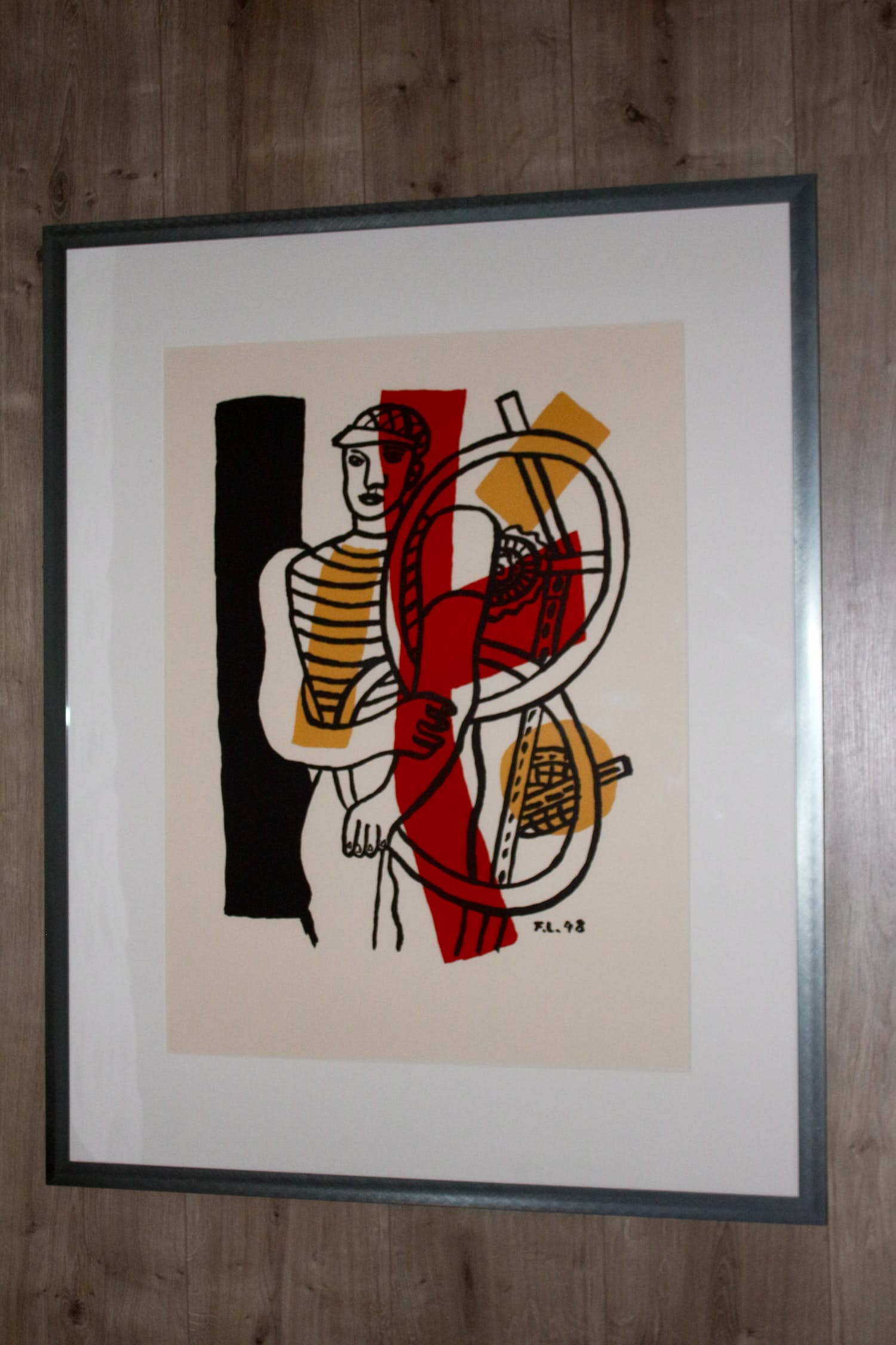 Fernand Leger - Le Cycliste verkocht voor € 1!