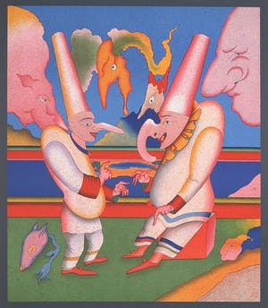 Mikhail Chemiakin - Litho, Zonder titel kopen? Bied vanaf 1!