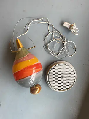 Michel van Overbeeke - Bijzondere lamp van glas / Droomluchter - inclusief 2 boeken! kopen? Bied vanaf 400!