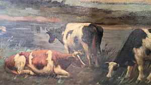 Willem de Kok - Grazende koeien in een landschap kopen? Bied vanaf 175!