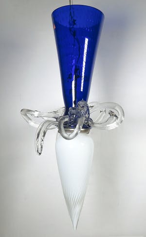 Borek Sipek - Grote gesigneerde mondgeblazen hanglamp voor Ajeto kopen? Bied vanaf 500!