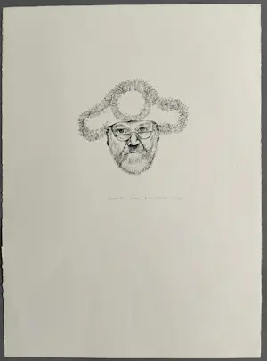 Herman Berserik - Herman Berserik - zelfportret - gesigneerde litho kopen? Bied vanaf 75!