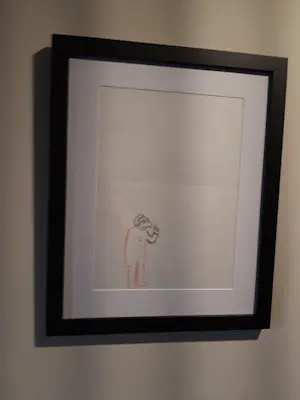 Matt Groening - originele productietekening The Simpsons, Moe ingelijst + Certificaat kopen? Bied vanaf 65!