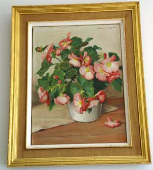 Willy Fleur - Begonia in pot verkocht voor € 175!