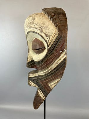 Songye - 210937 - Tribal used African Songye Kifwebe mask - Congo. kopen? Bied vanaf 65!