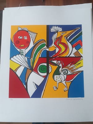 Maartje Wijngaarden - 19 zeefdrukken kopen? Bied vanaf 65!