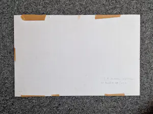 Jan Bernard Meinen - Grote & gedetailleerde Inkt-tekening "Vissen en luchtbellen" - 1974 - gesigneer kopen? Bied vanaf 29!